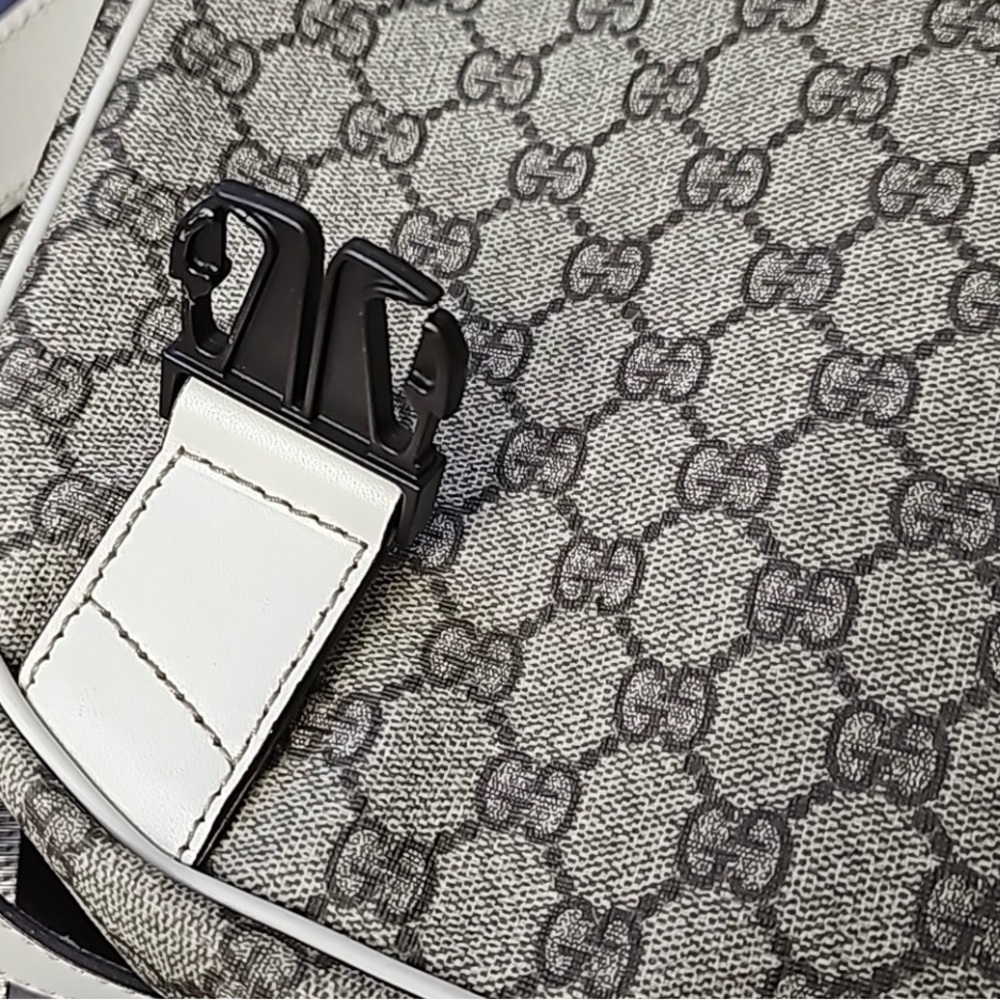 Gucci Plus Monogram Double Buckle Flap Messenger and laptop Bag. Top quality - Picture 12 of 15